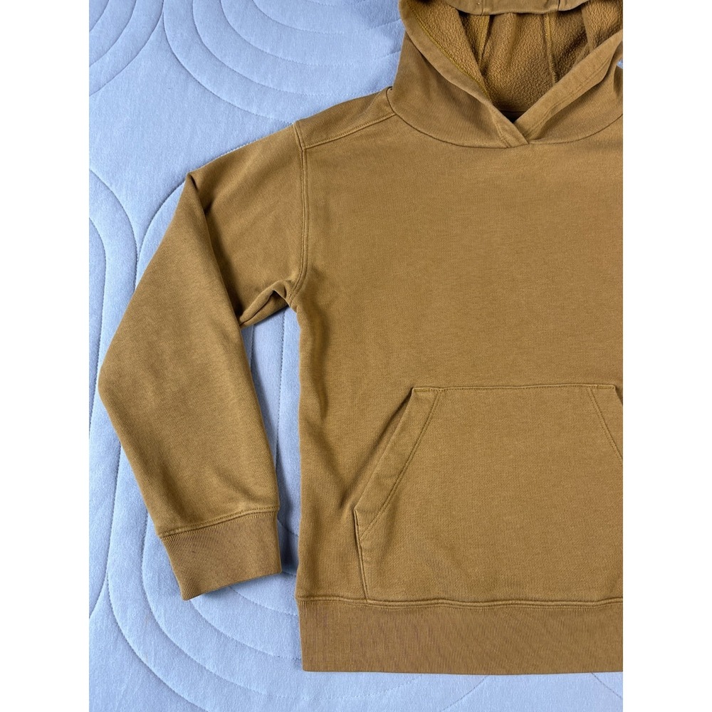 Carhartt Hoodie Youth XS (7) Pullover Hooded Sweatshirt Brown Spell Out TS9983-G - Picture 4 of 11